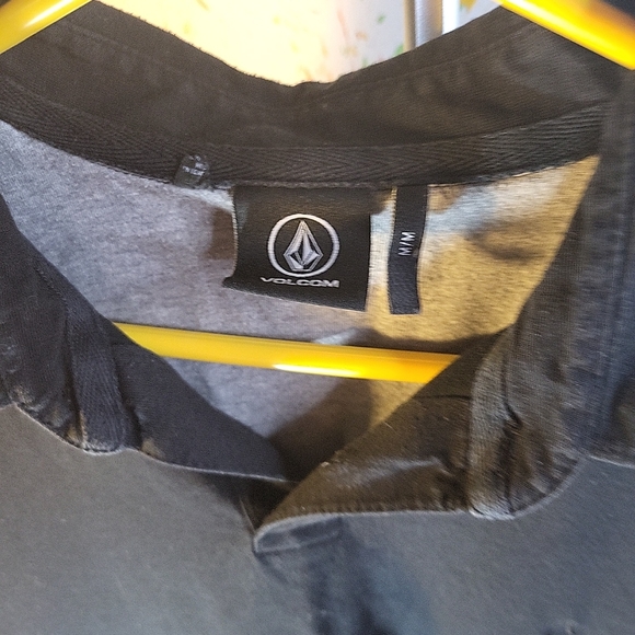 Volcom Black Polo Shirt Men Size M - Picture 3 of 4